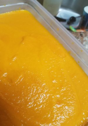 A picture of Slow Cooker Carrot Ginger Soup.