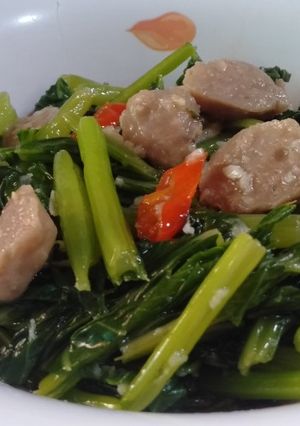 Foto resep Ca sawi hijau dan bakso