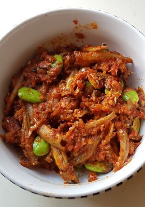 Foto resep Sambel teri pete