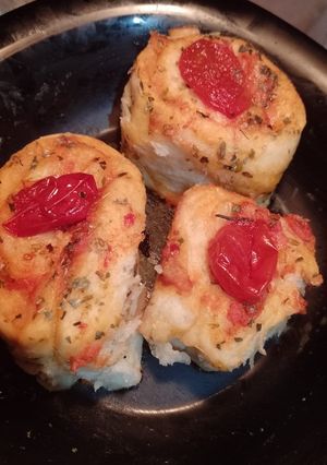 Una foto de Rolls de pizza VEGANOS (🌱)