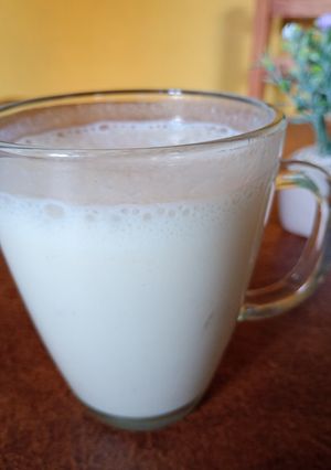 Una foto de Licuado de bananas