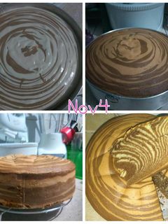 Foto resep Fluffy zebra cake