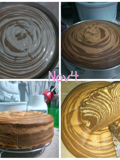 Foto resep Fluffy zebra cake