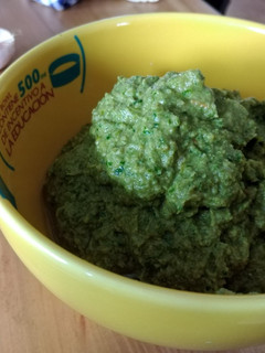 Una foto de Pesto de verduras asadas