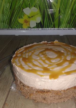 عکسی از دستور چیز کیک شکلاتی