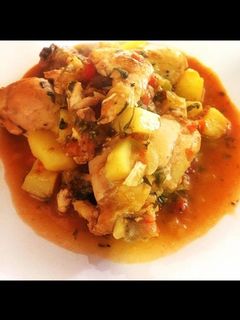 Una foto de Estofado de Pollo con Papas