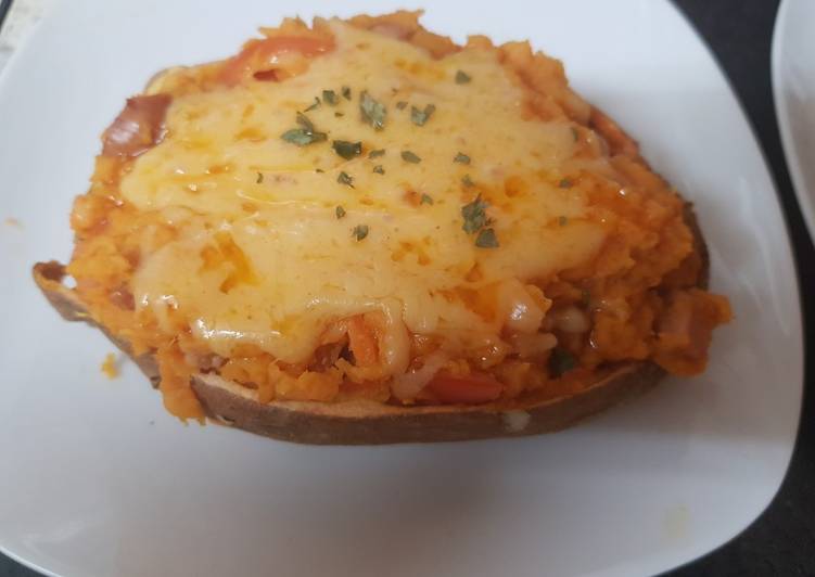 Easiest Way to Prepare Super Quick Homemade My Sweet jacket Potato &amp; Filling. 😙