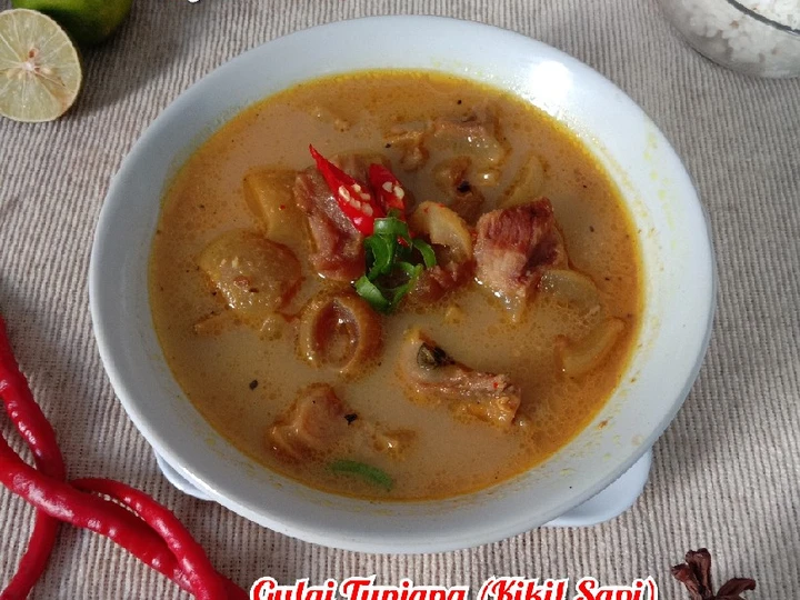 Cara Gampang Membuat Resep Gulai Tunjang (Kikil Sapi) ala RM Padang Anti Ribet, Bisa Manjain Lidah