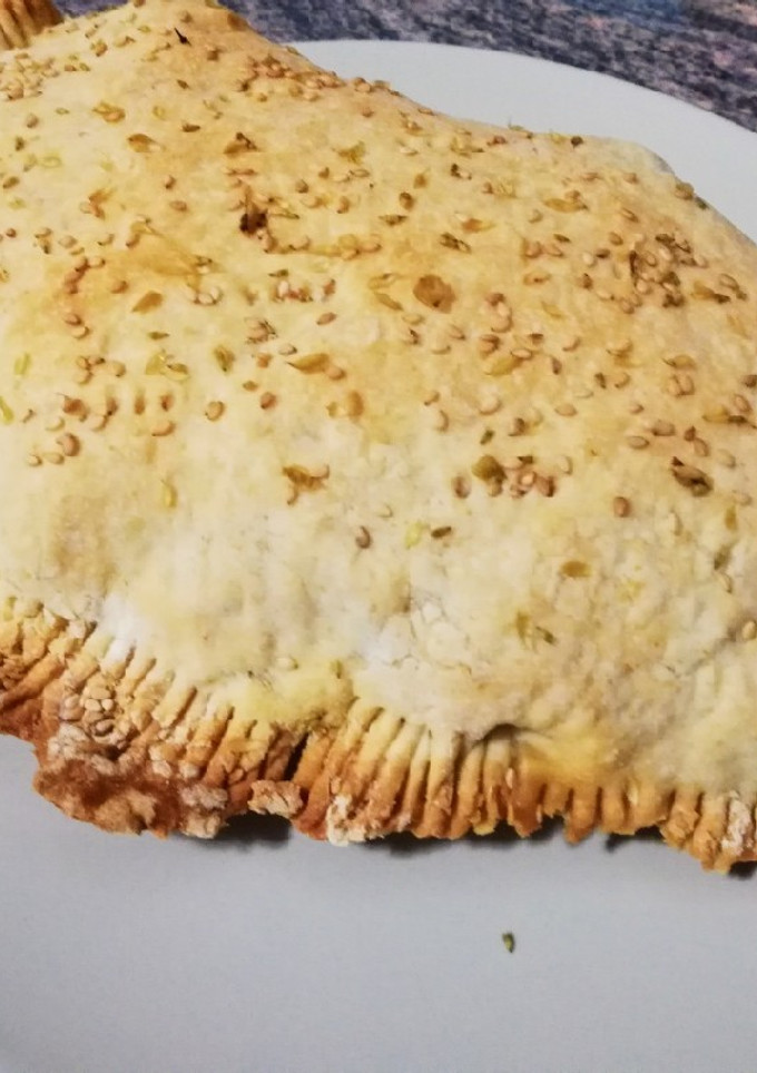 Una foto de Calzone de morcilla de arroz