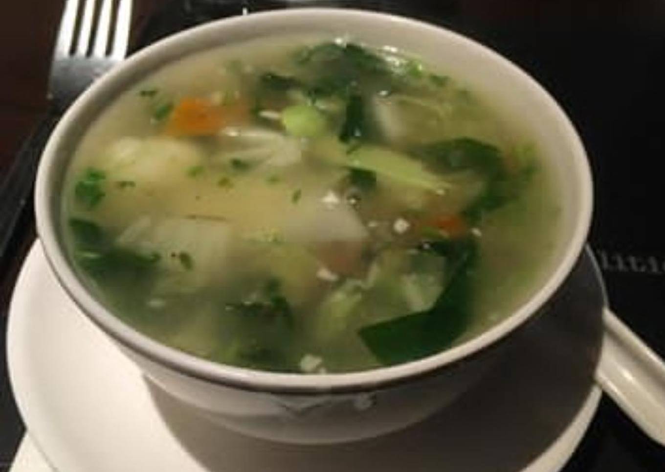 Lemon coriander soup