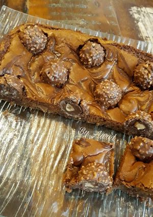 Une photo de ☆Brownie Praliné aux Ferrero Rocher©☆