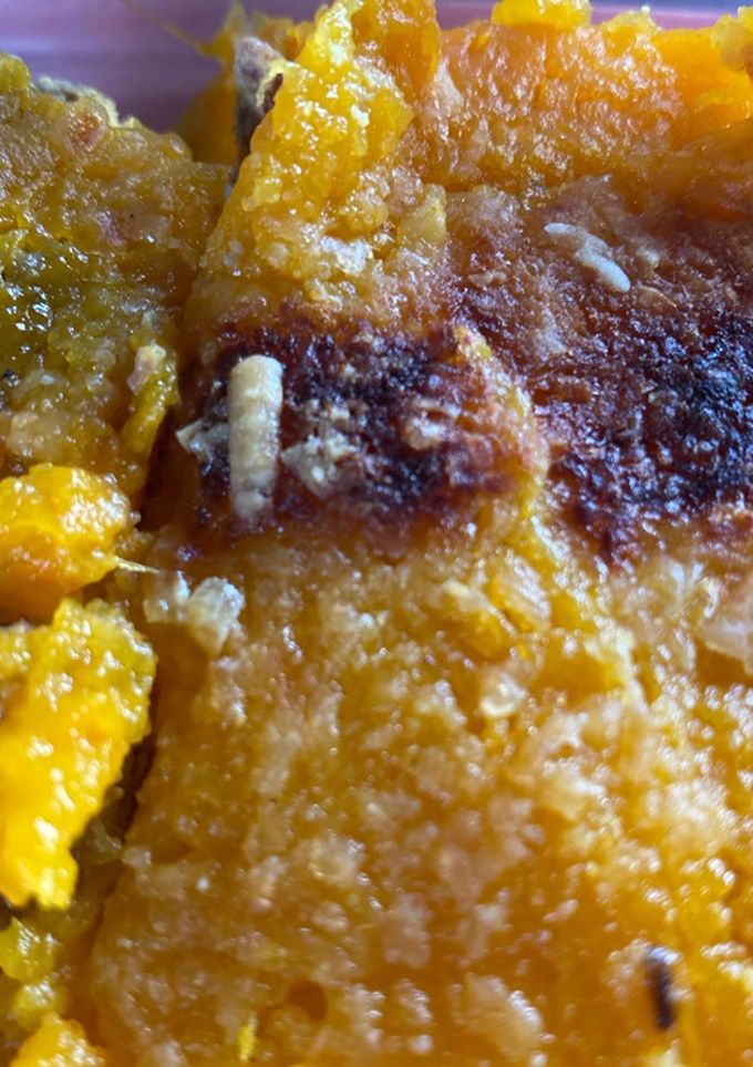 Una foto de Pastel de carne con puré de calabaza