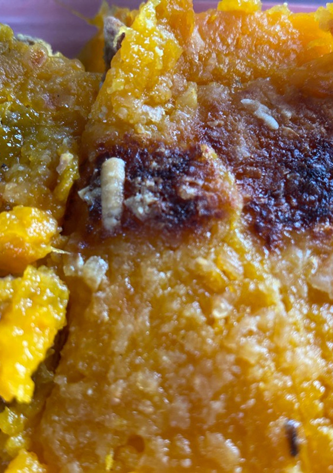 Una foto de Pastel de carne con puré de calabaza