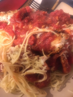 A picture of Quick chicken Parmesan.