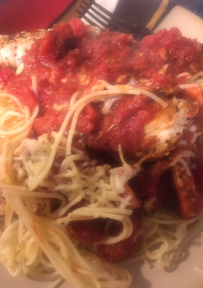 A picture of Quick chicken Parmesan.
