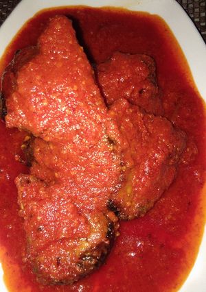 Foto resep Tongkol basa di kasih sambel😂😂😂