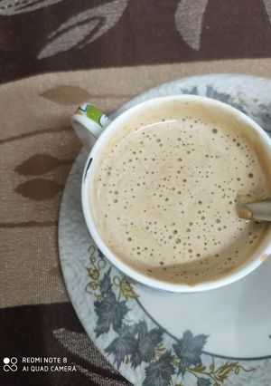 A picture of Dalgona coffee.