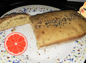 Una foto de Budín integral de naranja con edulcorante