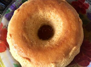 Una foto de Flan casero en savarin ESSEN