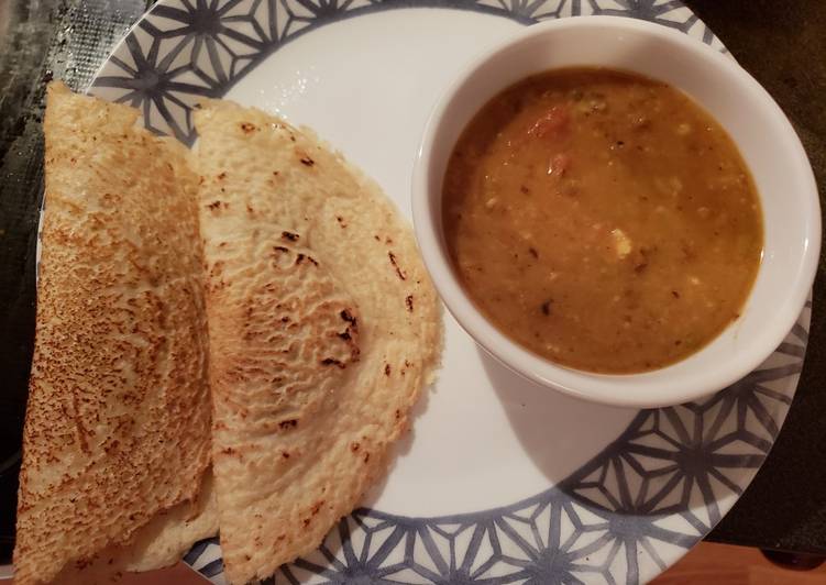 Simple Way to Make Super Quick Homemade Sambar dosa