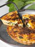 Mini Guanciale Spinach Quiche