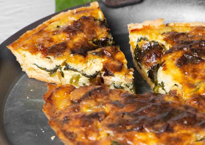 Recipe of Award-winning Mini Guanciale Spinach Quiche