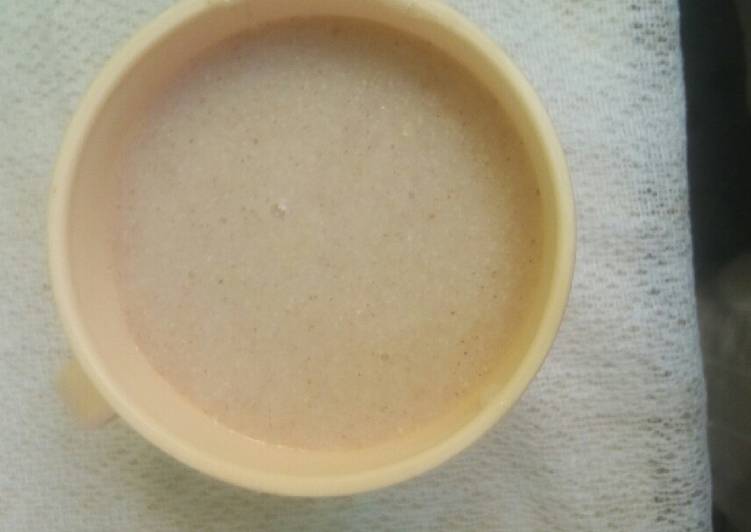 Steps to Make Favorite A cup of wheat porridge # author marathon #
