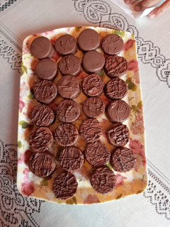 Una foto de Alfajores de chocolate