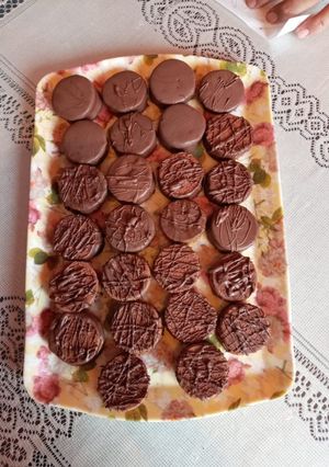 Una foto de Alfajores de chocolate