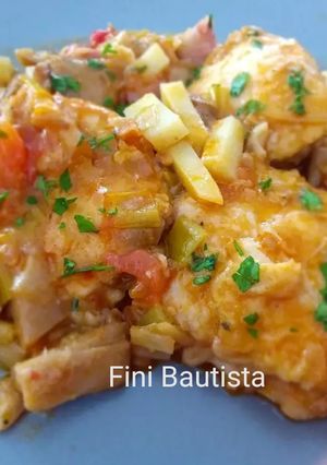 Una foto de Fricandó de pollo