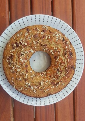 Una foto de Budín de Manzanas