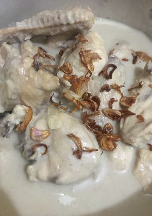 Foto resep Opor ayam kuah putih (mudah membuatnya)
