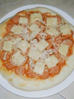 Foto resep Pizza sosis teflon 🍕