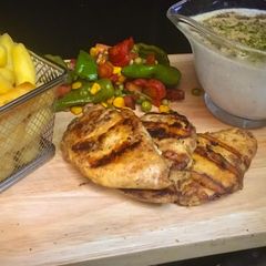 A picture of Peppercorn Chicken Steak.