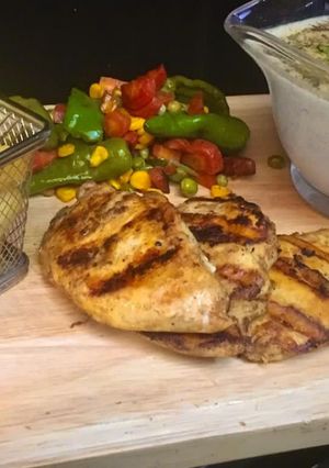 A picture of Peppercorn Chicken Steak.