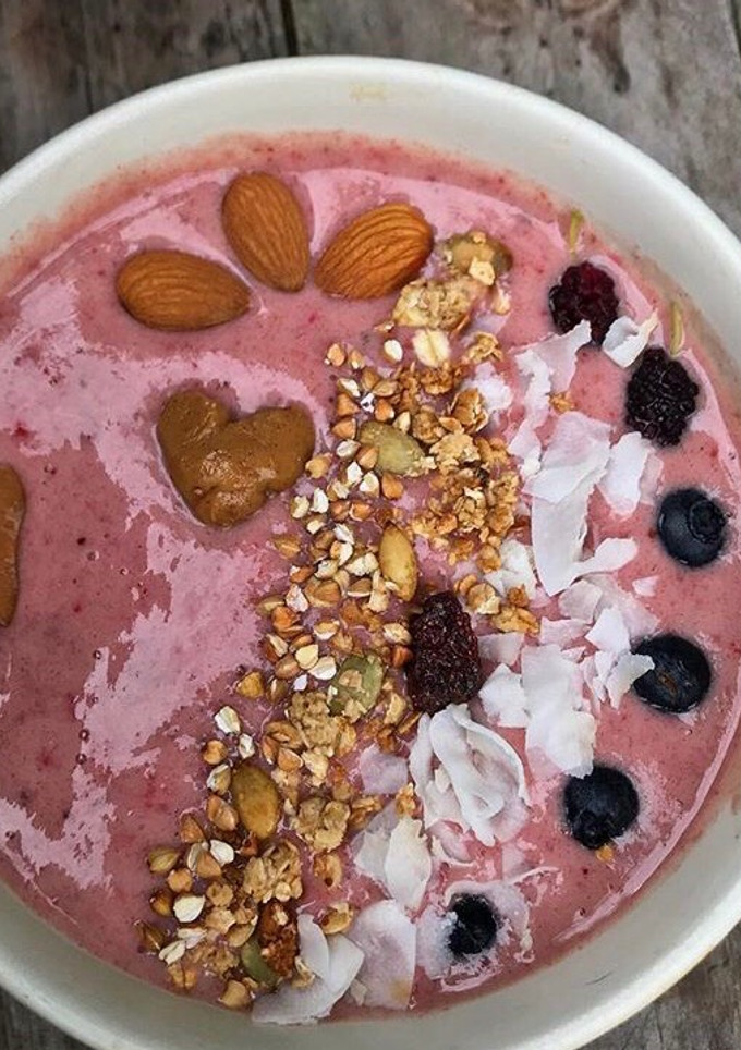 Una foto de Pink smoothie