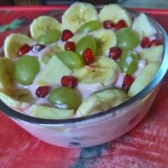 A picture of Fruit custard.