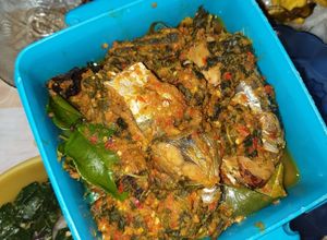 Foto resep Pepes Ikan Kembung (udah dilepas daun pisangnya)