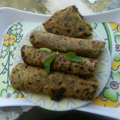 A picture of Bathua aaloo Paratha.