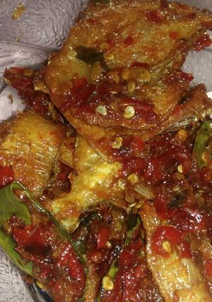 Foto resep Ikan Asin Balado