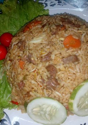 Foto resep Nasi goreng kambing istimewa