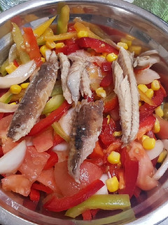 Una foto de Ensalada de caballa