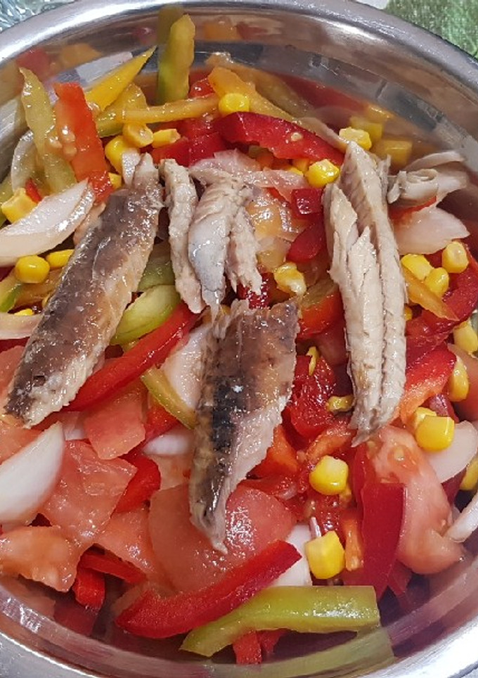 Una foto de Ensalada de caballa