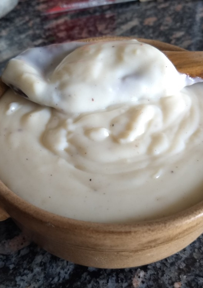 Una foto de Salsa blanca