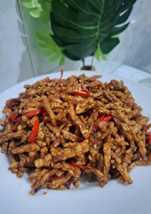 Foto resep Kering tempe bekal sekolah praktis