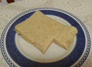 Foto principal de Tableta de "chocolate blanco" de anacardos sin gluten y vegana🍫