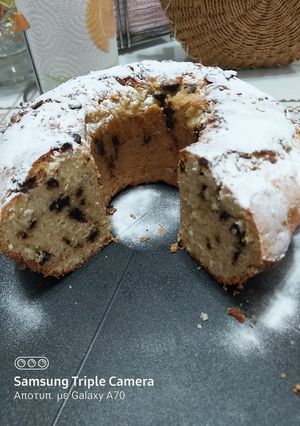 Φωτογραφία της συνταγής Ricotta & chocolate chip cake