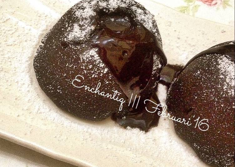Bagaimana Menyiapkan Choco Lava Cake (Steamed), Sempurna