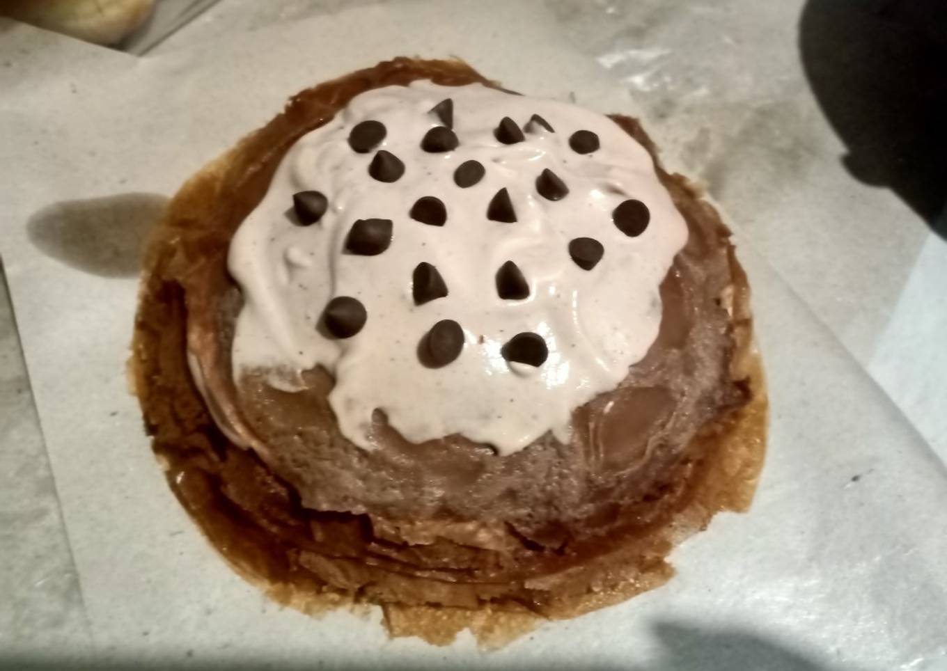 Chocolate crepes cake