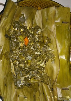 Foto resep Pepes Teri Daun Singkong Ladzidz